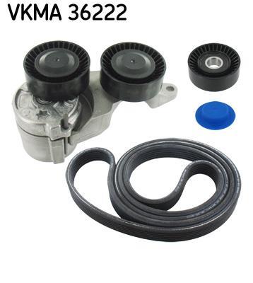Kit de courroie d'accessoire (Courroie d’alternateur) SKF ref. VKMA 36222
